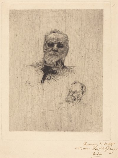 Victor Hugo, De Face af Auguste Rodin