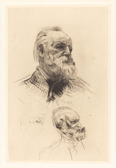 Victor Hugo, Three Quarters af Auguste Rodin