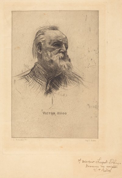 Victor Hugo, »De Trois Quarts« af Auguste Rodin