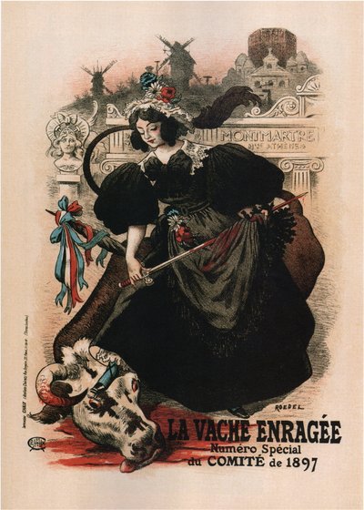 La Vache Enragee af Auguste Roedel
