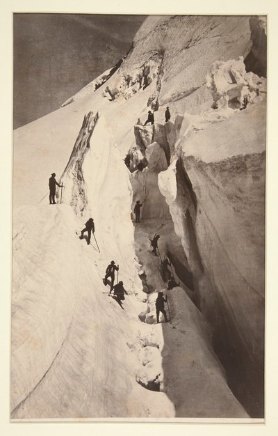 Mont Blanc, Sprækken af Auguste Rosalie Bisson