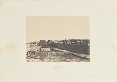 Jerusalem. Forteresse de Sion af Auguste Salzmann