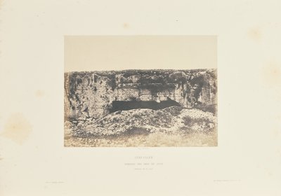 Jerusalem. Graven for Judas konger. Det indre af gårdspladsen af Auguste Salzmann