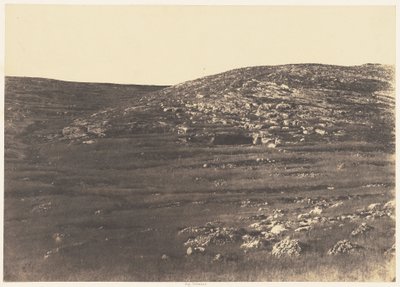 Jerusalem. Jødisk grav tre kilometer nord-nordvest for Jerusalem af Auguste Salzmann