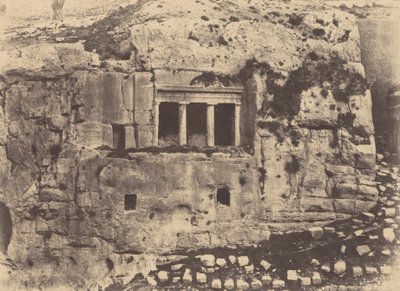 Jerusalem. Josafats dal. Jakobs grav af Auguste Salzmann