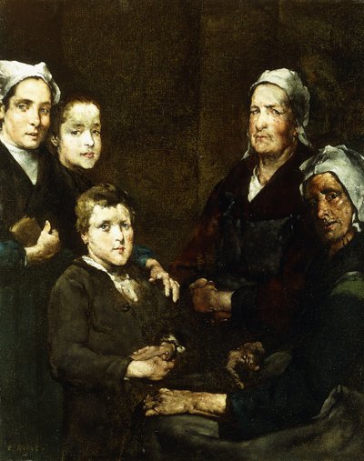 Den bretonske familie; Den bretonske familie, af Auguste Theodule Ribot
