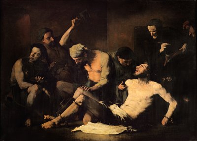 Torturen af Alonso Cano (1601-67) c.1867 af Auguste Theodule Ribot