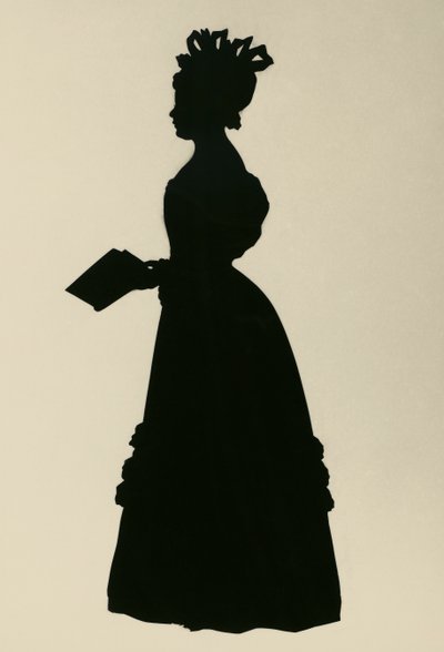 Silhuet af Susan Edmonstone Ferrier, kaldet Susan Ferrier (1782-1854), skotsk forfatter, ca 1830, af Augustin Edouart (1789-1861) af Augustin Amant Constant Fidele Edouart