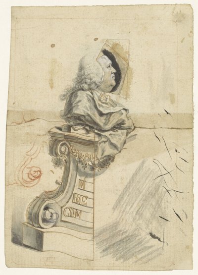 Portræt af Gerard van Swieten af Augustin Cipps