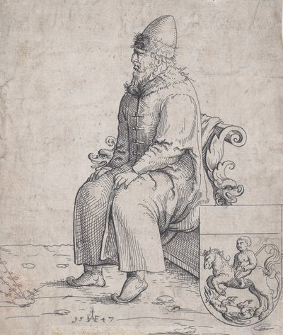 Basil Basilius, storhertug af Rusland, 1547. af Augustin Hirschvogel
