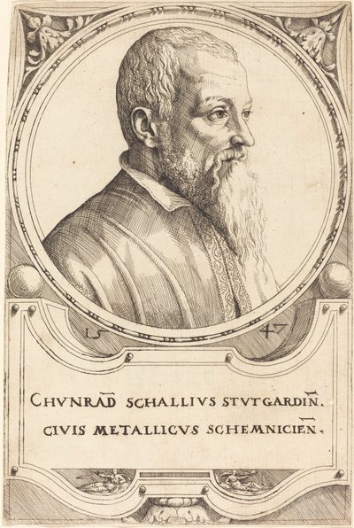 Conrad Schall, 1547. af Augustin Hirschvogel