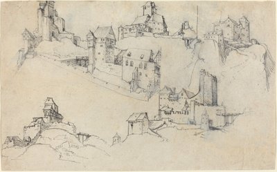 Bakketopslotte, ca. 1546. af Augustin Hirschvogel