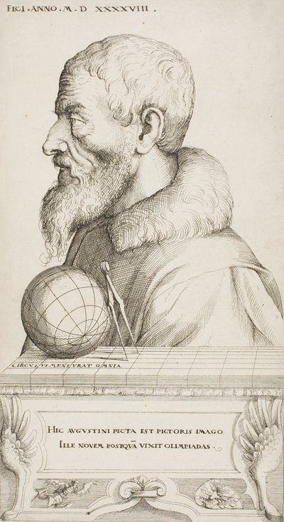 Selvportræt af Augustin Hirschvogel