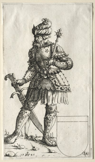 Sigismund II, konge af Polen, 1546. af Augustin Hirschvogel