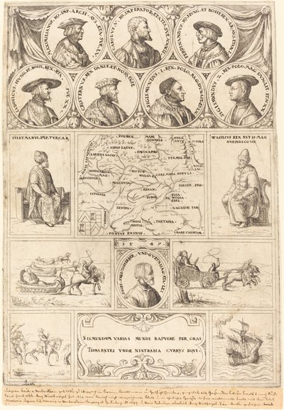 Sigismund von Herberstein af Augustin Hirschvogel