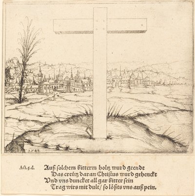 Kristi kors, 1548. af Augustin Hirschvogel