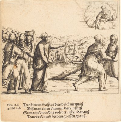 Herren forsøder Marahs vande, 1548. af Augustin Hirschvogel