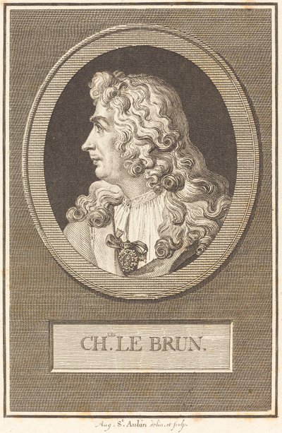 Charles LeBrun af Augustin de Saint Aubin