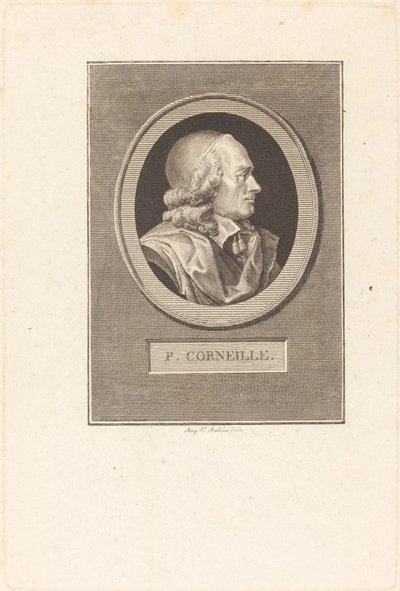 Pierre Corneille af Augustin de Saint Aubin