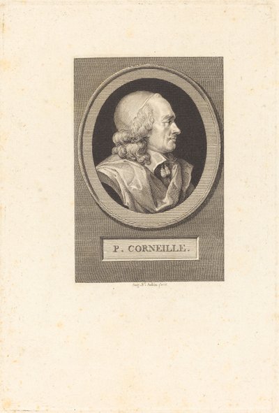 Pierre Corneille af Augustin de Saint Aubin