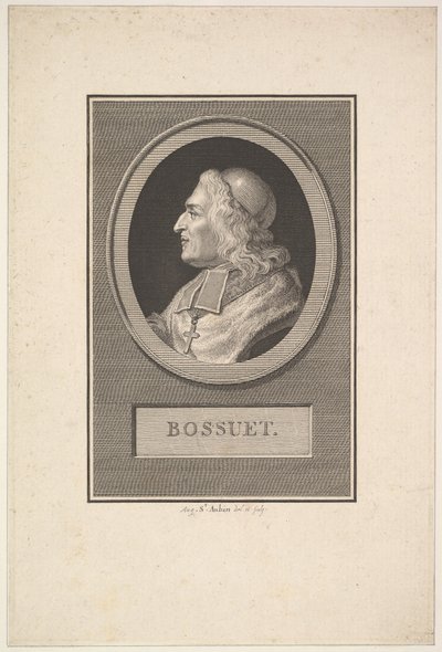 Portræt af Bossuet, 1803. af Augustin de Saint Aubin