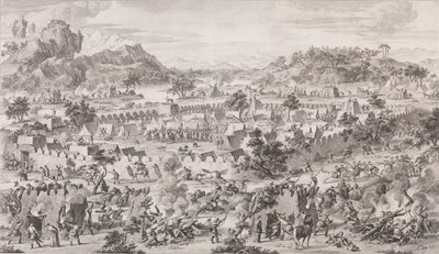 Slaget ved Tonguzluq, 1773. af Augustin de Saint Aubin