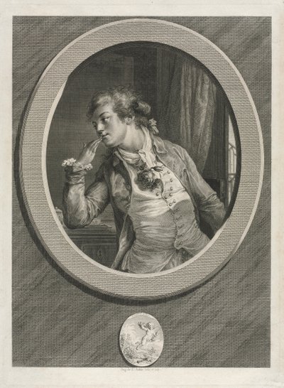 Du kan regne med mig, 1789. af Augustin de Saint Aubin