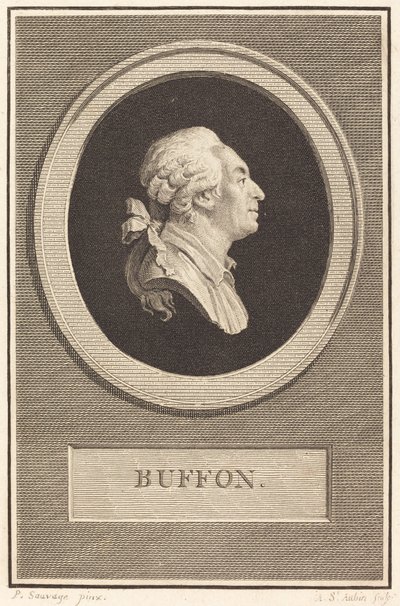 Buffon af Augustin de Saint Aubin after Piat Joseph Sauvage