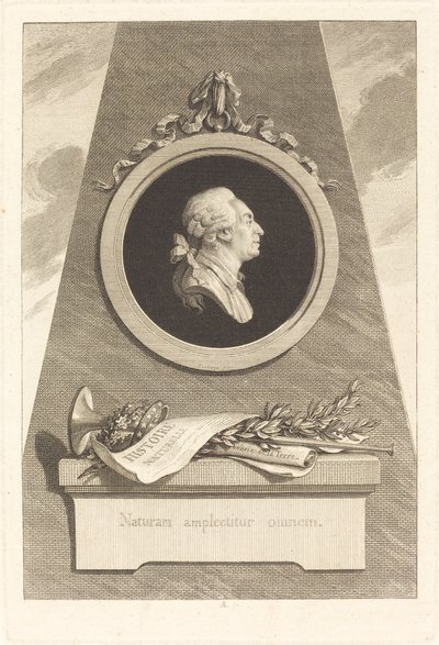 Greve af Buffon af Augustin de Saint Aubin after Piat Joseph Sauvage