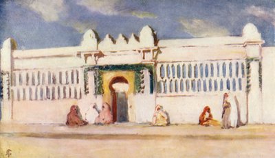 Medersa, Algier (farvelitografi) af Augustine Fitzgerald