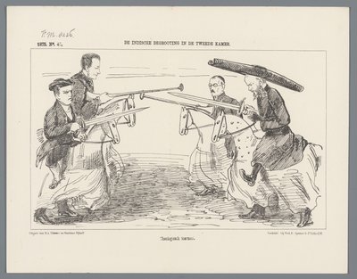 Utrecht Masquerade af 1851: Rederijkers i 1500 Rederijkerne. 1500 (titel på objekt) Den nationale historie. fra de ældste tider til slutningen af ​​1600-tallet, i otte scener, præsenteret i dragt af H.H. Studerende fra Utrecht-skolen af Augustinus Jacobus Bernardus Wouters