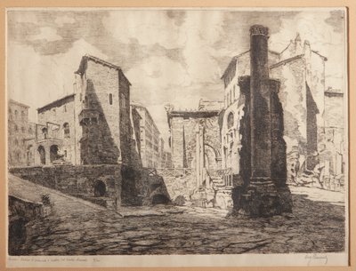 Rom, Porticus of Octaviae og ruinerne af Marcellus