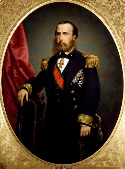 Portræt af Ferdinand Maximilian af Østrig (Wien af Augusto Tominz