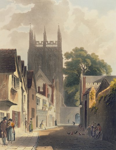 Magpie Lane, Oxford, illustration fra 