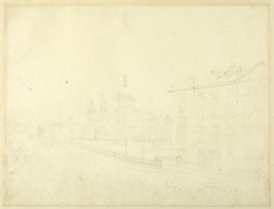 Undersøgelse af brand i London, fra Microcosm of London af Augustus Charles Pugin