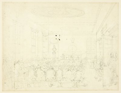 Studie for Society for the Encouragement of Agriculture, fra Microcosm of London af Augustus Charles Pugin