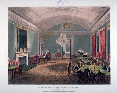 The Great Subscription Room, interiør af Brooks