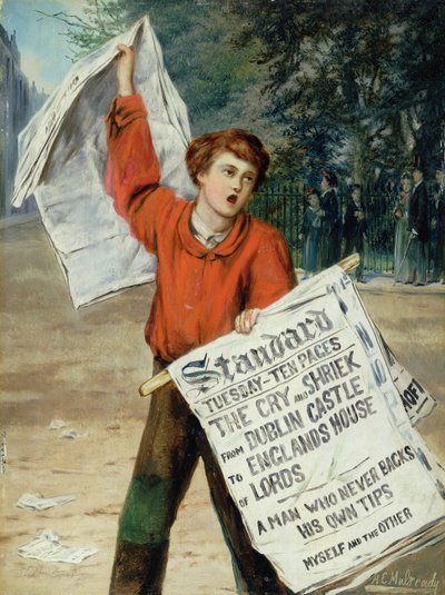 Avisdreng af Augustus Edward Mulready