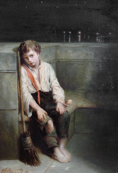 En London Jo - slutningen af dagen af Augustus Edwin Mulready