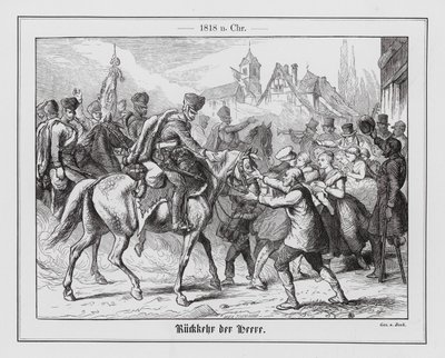 Den preussiske hærs tilbagevenden efter besættelsen af Frankrig af Augustus J. Beck