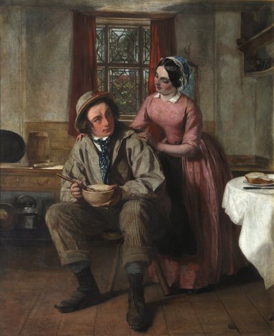 Charles Dickens i karakteren af Sir Charles Coldstream, ca. 1850 af Augustus Leopold Egg