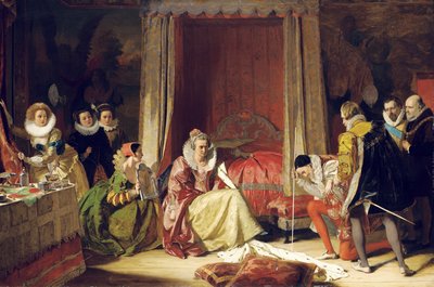 Dronning Elizabeth opdager, at hun ikke længere er ung af Augustus Leopold Egg