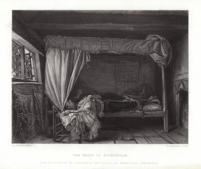 Buckinghams død af Augustus Leopold Egg