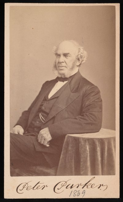 Portræt af Peter Parker 1804-1888, 1869. af Augustus Marshall