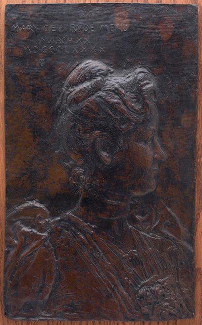 Mary Gertrude Mead (senere Mary Gertrude Abbey, 1851 af Augustus Saint Gaudens