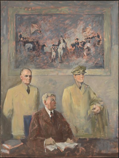 Overkommandoen - Venstre Panel, 1947-1949. af Augustus Vincent Tack