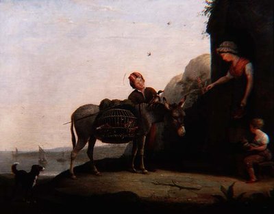 Forhandling for fjerkræ af Augustus Wall Callcott