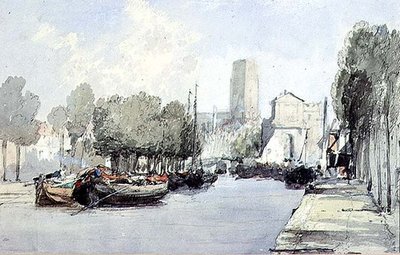 Dordrecht (tegning) af Augustus Wall Callcott