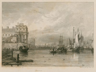 Greenwich, London af Augustus Wall Callcott