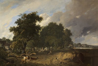 Retur fra markedet af Augustus Wall Callcott